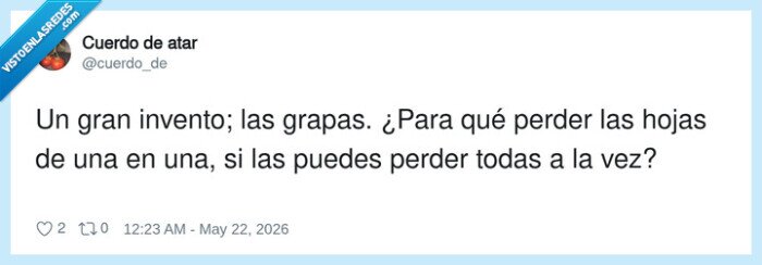 invento,grapas,perder,hojas,todas