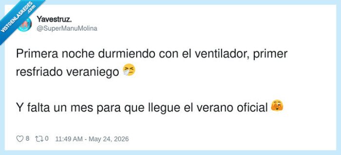 resfriado,verano,ventilador