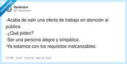 Enlace a Buscan persona alegre y simpática… o sea, alguien que no haya trabajado nunca, por @T_Stockmann