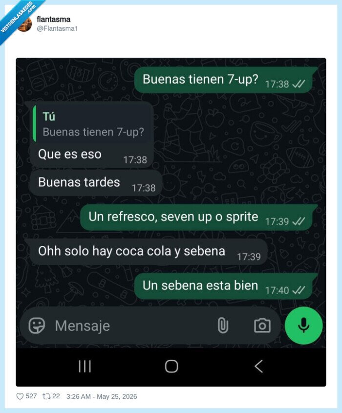 whatsapp,refrescos,malentendido,cocacola,conversacion