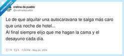 Enlace a Me gusta la aventura, pero más que me cambien las sábanas y me pongan un croissant, por @cretinadepueblo