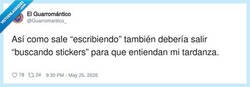 Enlace a Buscar stickers toma un buen rato, por @Guarromantico_