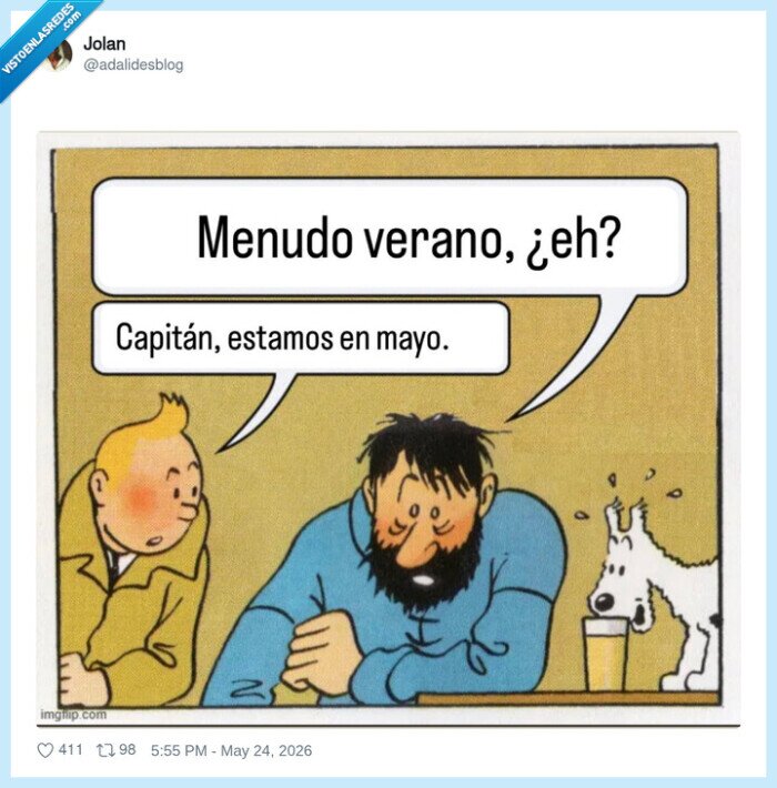 verano,mayo,calor,clima,Tintin