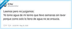 Enlace a Si el agua no mancha, la mugre tampoco, ¿no?, por @SoyDaniloDiaz
