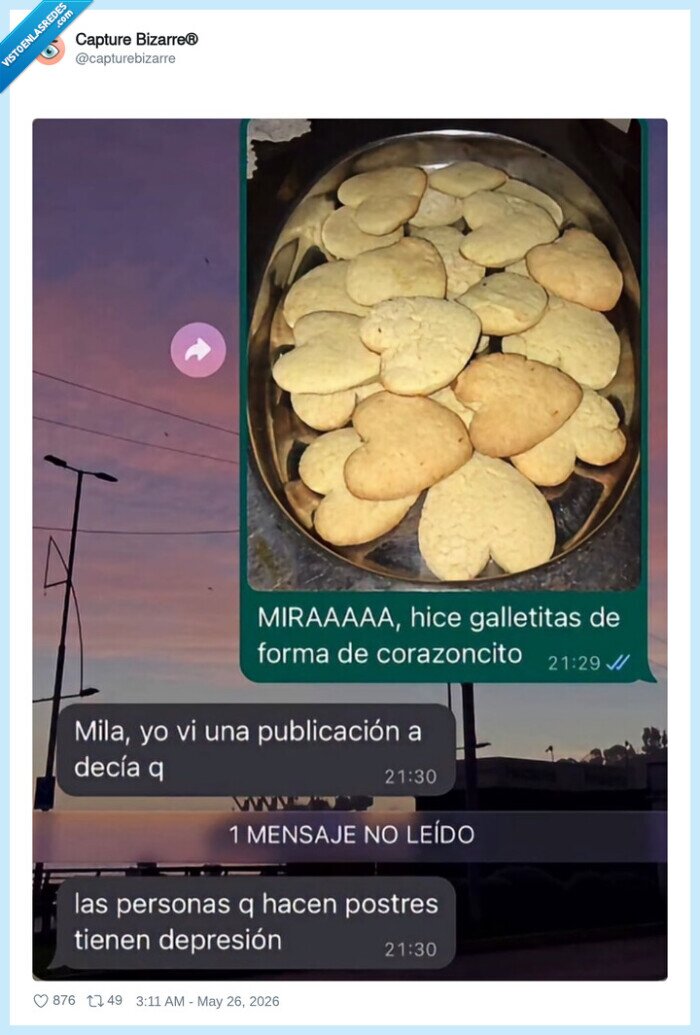 galletas,whatsapp,reposter&iacute;a,corazones,realidad