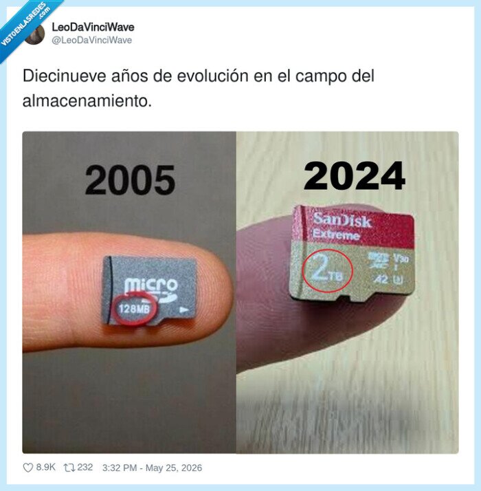 tecnolog&iacute;a,almacenamiento,microSD,evoluci&oacute;n,nostalgia