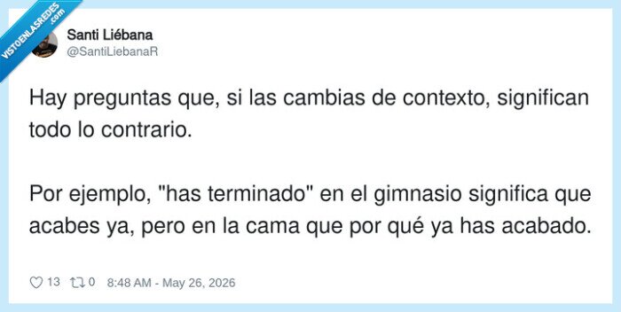 gimnasio,cama,contexto,preguntas,malentendidos