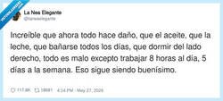 Enlace a Trabajar dignifica, decían, por @laneaelegante