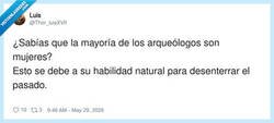Enlace a La habilidad natural de las mujeres: excavar, por @Thor_luisXVII
