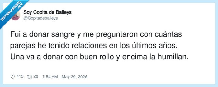 donaci&oacute;n,sangre,relaciones,humillaci&oacute;n,cuestionario