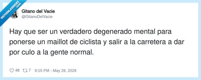ciclista,carretera,conducta,ir&oacute;nico