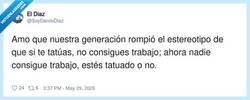Enlace a Tranqui, que el requisito ya no es no tener tatuajes: es tener trabajo, por @SoyDaniloDiaz