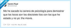 Enlace a Me saqué Psicología para confirmar que el diagnóstico era “pésimas decisiones” y no “loca”, por @cansinoroyal