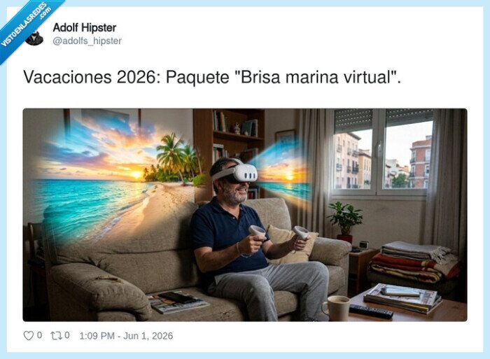 vacaciones,realidadvirtual,playa,teletrabajo,escapismo