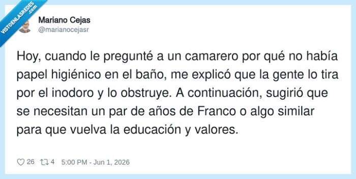 papelhigienico,bano,obstruccion,educacion,valores