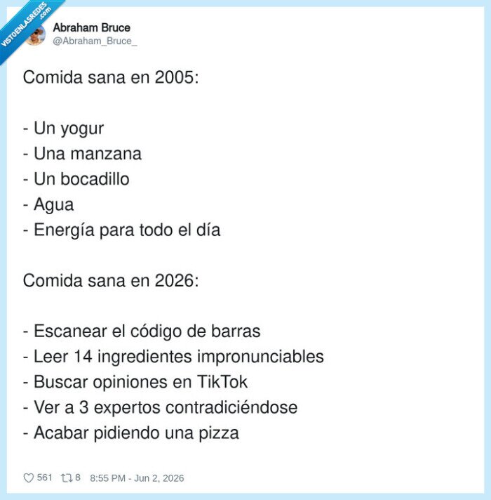 1733237 - Comida sana en 2005 y en 2026, por @Abraham_Bruce_