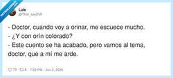 Enlace a Cuando le dices al médico que te duele y él te ignora completamente, por @Thor_luisXVII