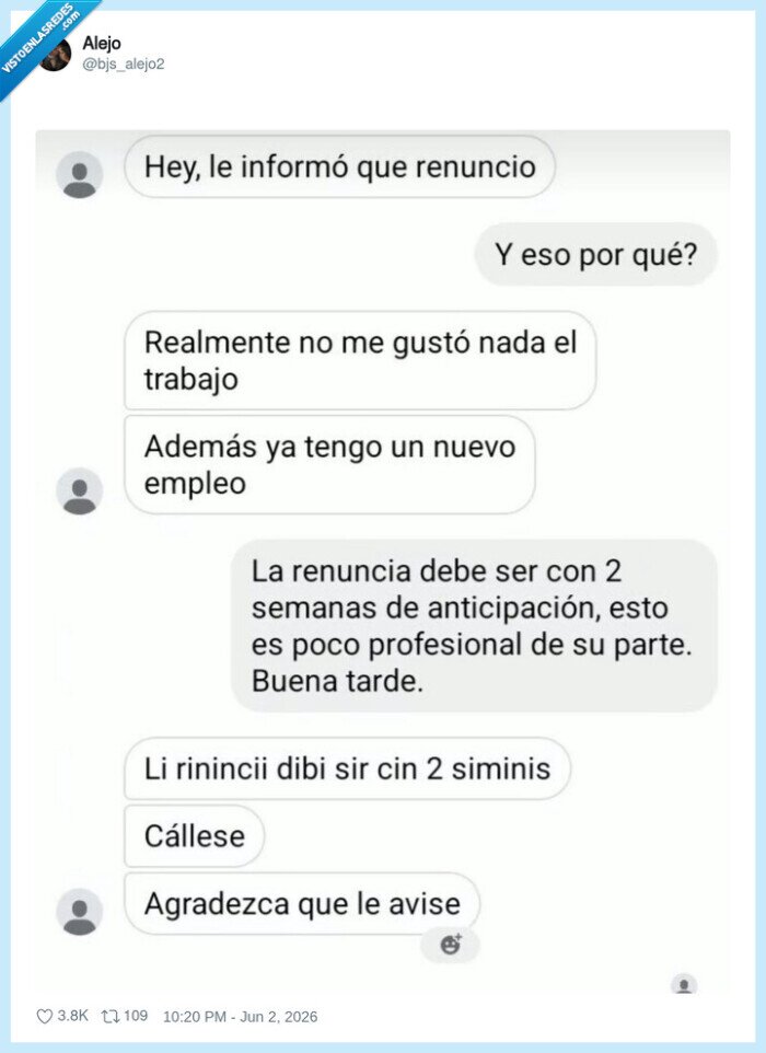 1733396 - Cuando el jefe te suelta la charla de recursos humanos y tú ya estás descargando LinkedIn en el móvil, por @bjs_alejo2