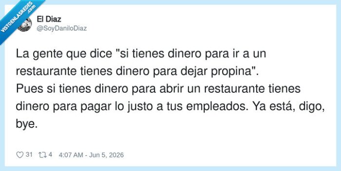 propina,restaurante,empleados,justicia,salario