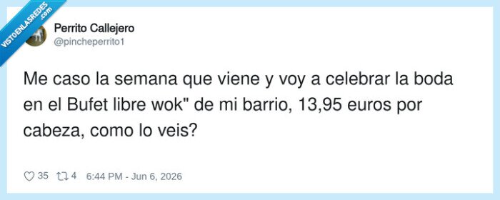 boda,bufet,wok,econom&iacute;a,barrio