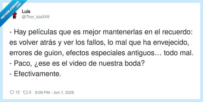 pel&iacute;cula,recuerdo,boda,video,errores