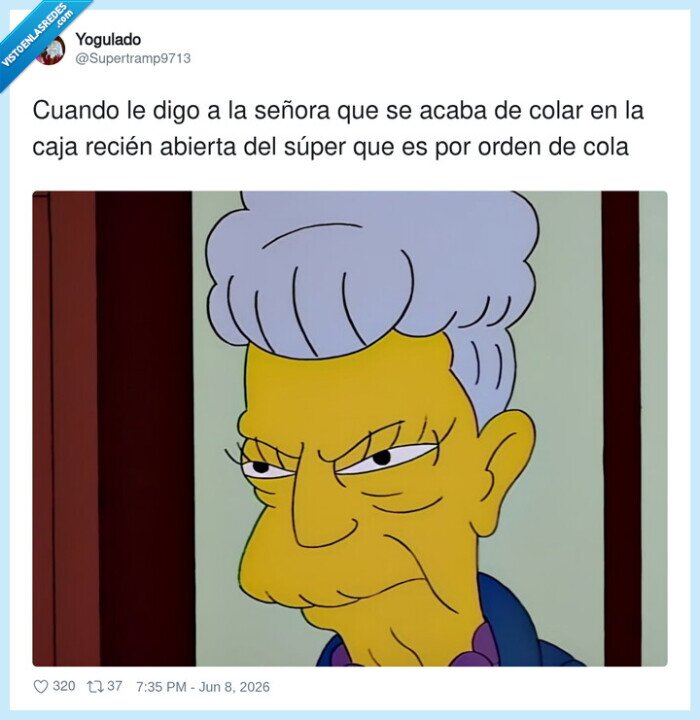 cola,supermercado,senora,colarse,expresion