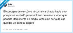 Enlace a Imagina gestionar algo con el seguro, por @javileptic