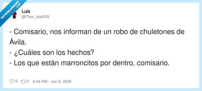 polic&iacute;a,chuletones,&aacute;vila,malentendidos,interrogatorio