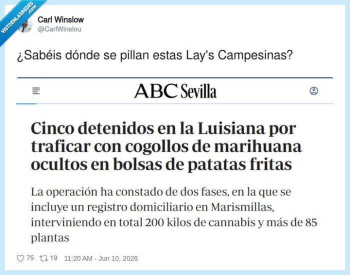 marihuana,trafico,patatasfritas,detenciones,luisiana