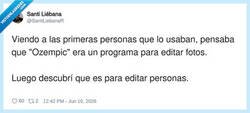 Enlace a Resulta que Ozempic es para ponerse guapo, por @SantiLiebanaR