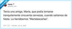 Enlace a Marta no salía de fiesta, salía de cata, por @Hanky_solo