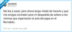 Enlace a No es miedo al matrimonio, es miedo a que me hagan una cutrada, por @chemapizca
