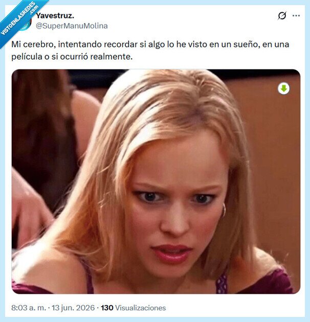 cerebro,mean girls,sue&ntilde;o,recuerdo