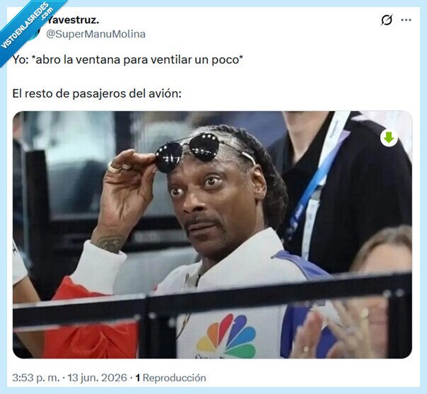 ventilar,avi&oacute;n,snoop dog