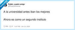 Enlace a La universidad ha caído más que mi economía, por @PizzaL0sViernes