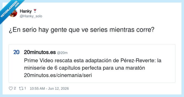 series,correr,marat&oacute;n,P&eacute;rez-Reverte,PrimeVideo