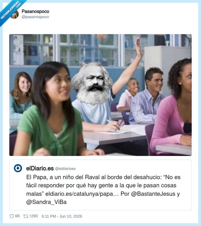 Marx,clase,capitalismo,desahucio,papa