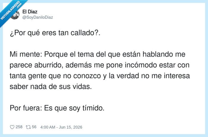 t&iacute;mido,pensamiento,comportamiento,sociales,verdades