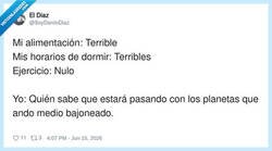 Enlace a Yo no tengo malos hábitos, tengo a Mercurio retrógrado haciendo horas extra, por @SoyDaniloDiaz