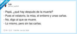Enlace a Después de la muerte hay protocolo, por @Thor_luisXVII