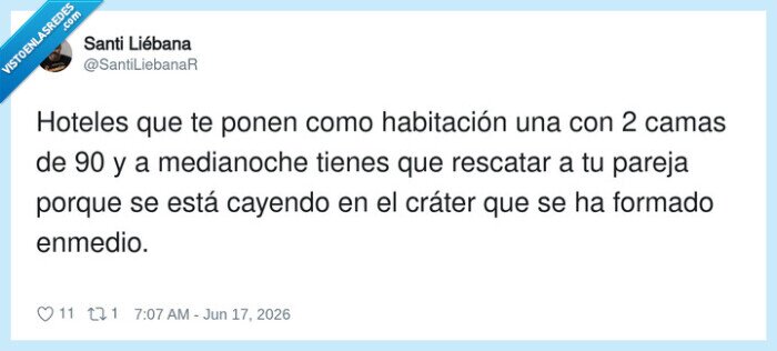 1735880 - Lujo es tener donde caerte muerto sin que te cobren extra, por @SantiLiebanaR