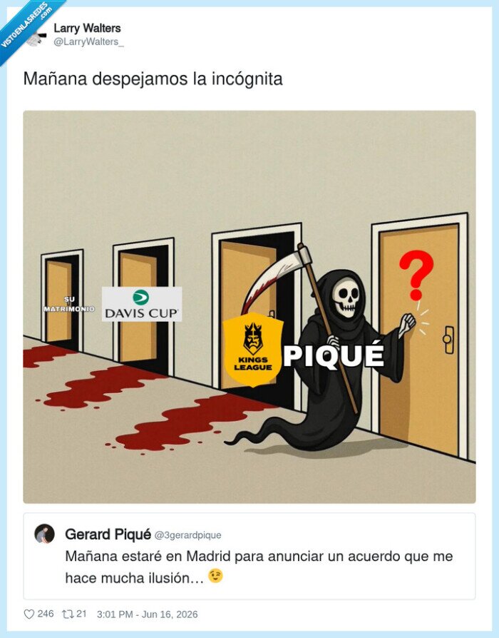 Piqu&eacute;,KingsLeague,DavisCup,Matrimonio,Misterio
