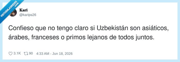 Uzbekist&aacute;n,confusi&oacute;n,etnias,geograf&iacute;a,curiosidad