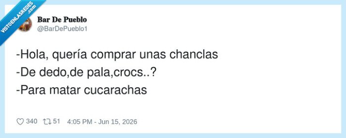chancletas,cucarachas,bar,compra,di&aacute;logo