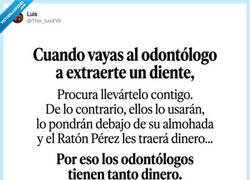 Enlace a Los odontólogos son literalmente el Ratón Pérez pero con máquina de taladrar, por @Thor_luisXVII