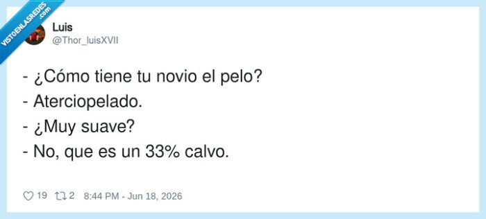 calvicie,pelo,33%,broma,relaci&oacute;n