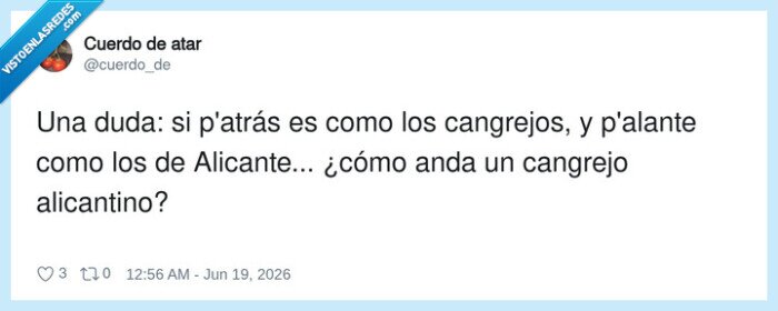 cangrejo,Alicante,juegosdepalabras,chiste,absurdo