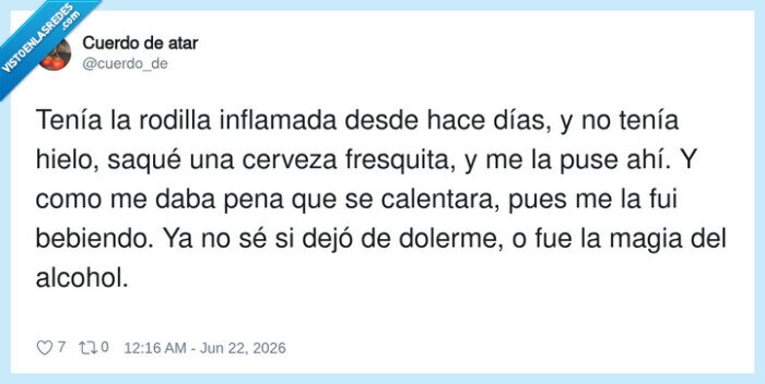 rodilla,cerveza,inflamaci&oacute;n,alcohol,remedio