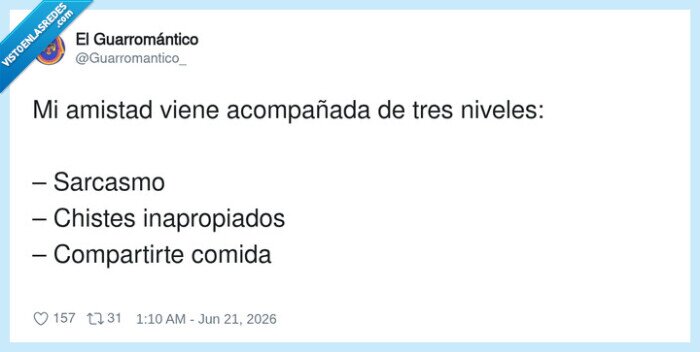 amistad,sarcasmo,comida,chistes,confianza
