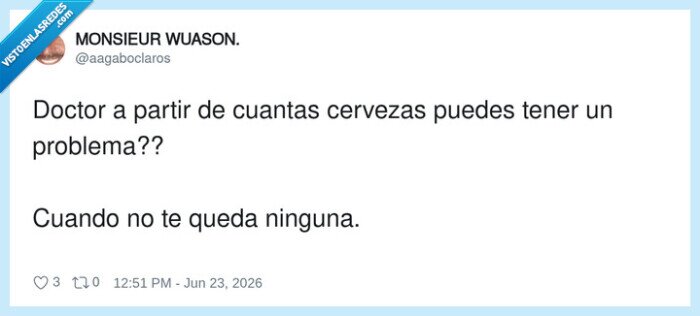 cerveza,problema,doctor,frase